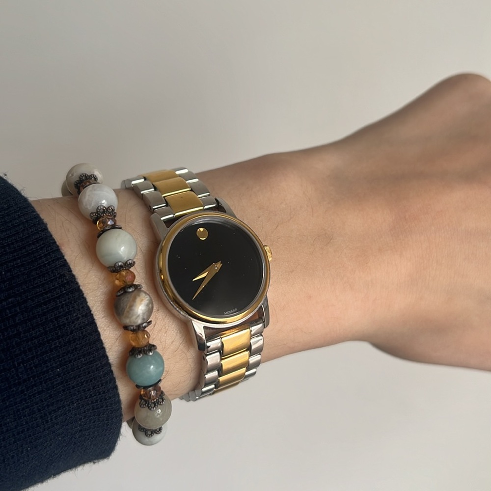 Movado Gold and Silver Women's Watch